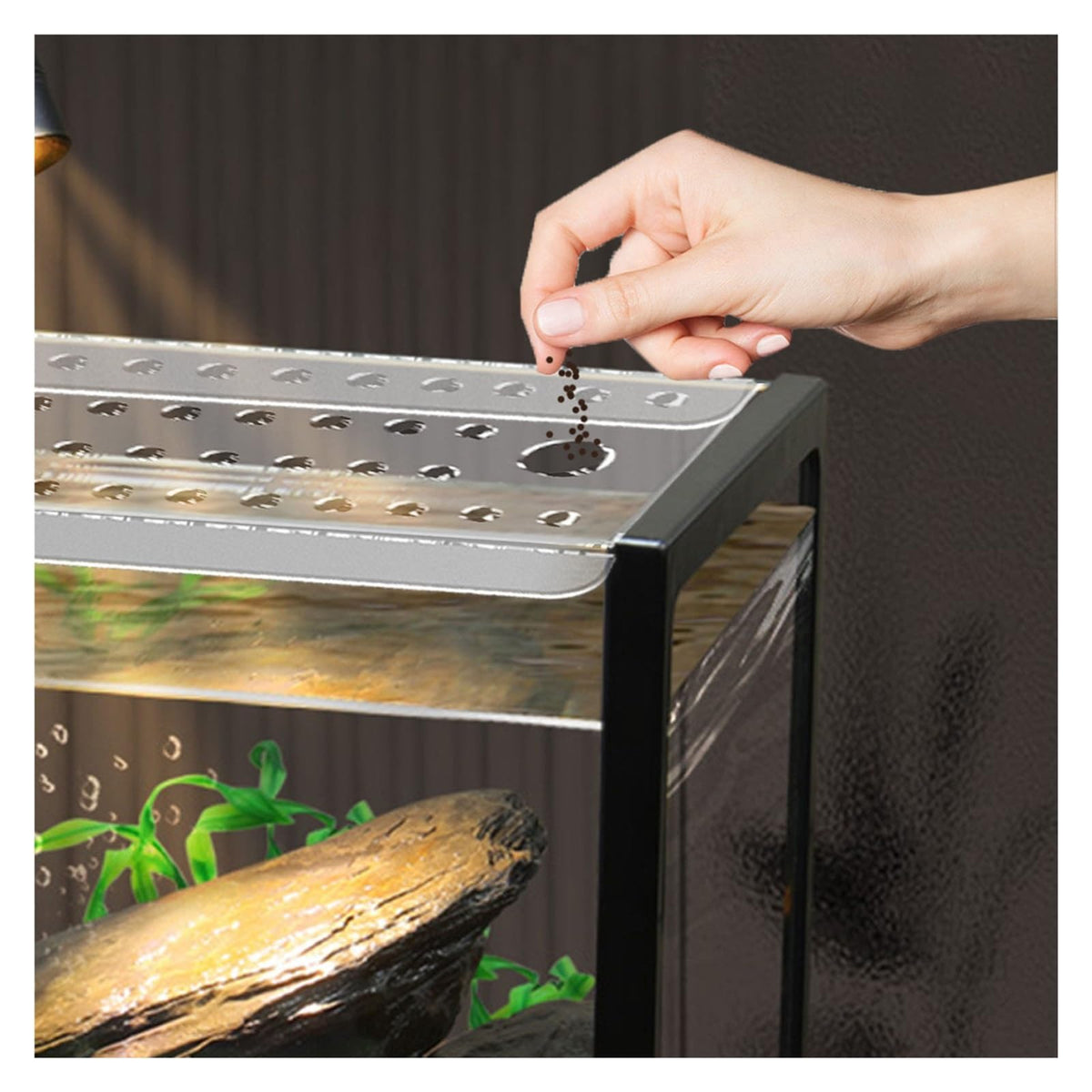 Ventilated Fish Tank Lid for 10-20 Gallon Aquariums N88566