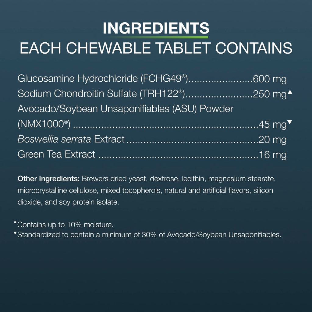 Chewable Tablets Joint Health Supplement for Small to Medium Dogs, 150 Count N908