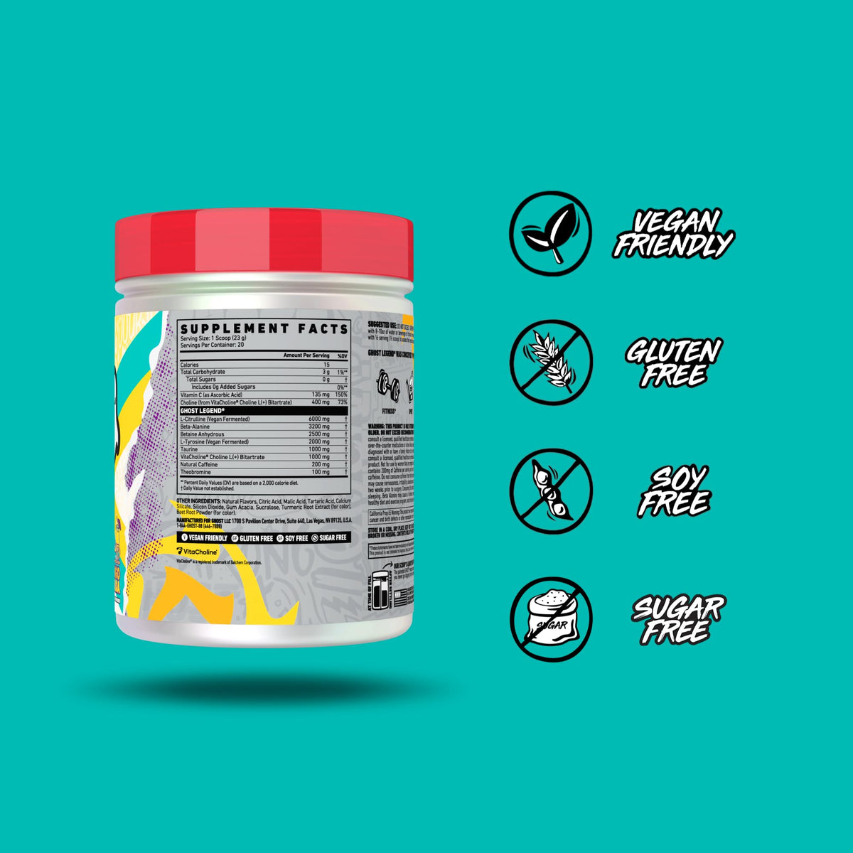 Mango Colada Pre-Workout Powder 20 Servings O217010