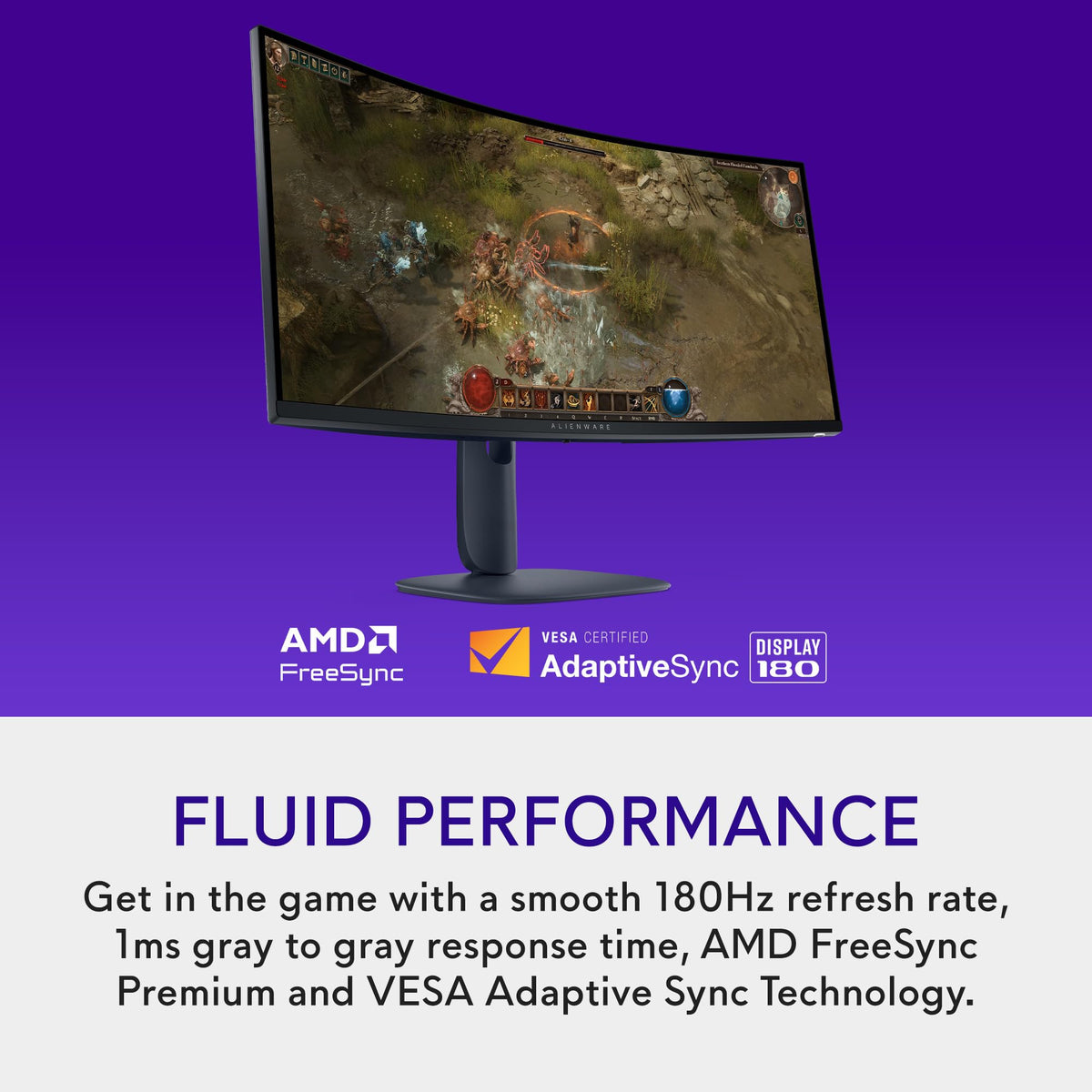 34 Curved Gaming Monitor WQHD 180Hz 1ms W693