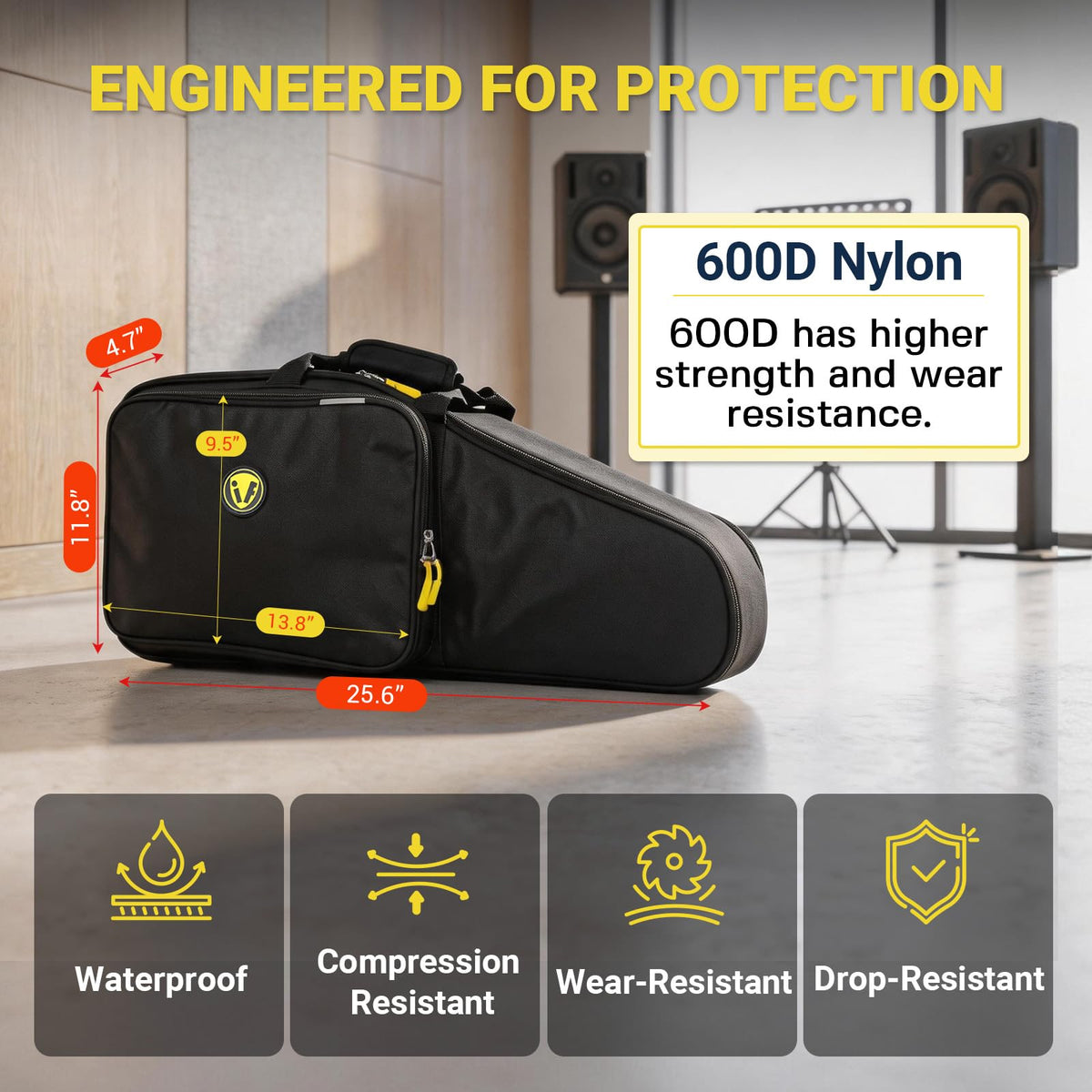 Alto Sax Soft Case with Backpack Straps K29935