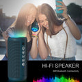 Portable Bluetooth Speaker 2-Pack IPX7 Waterproof 24W Stereo White Midnight Blue F477516