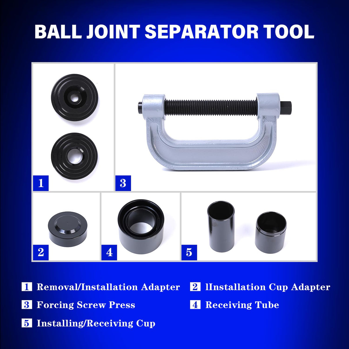 10PC Ball Joint Removal Tool Kit R87591