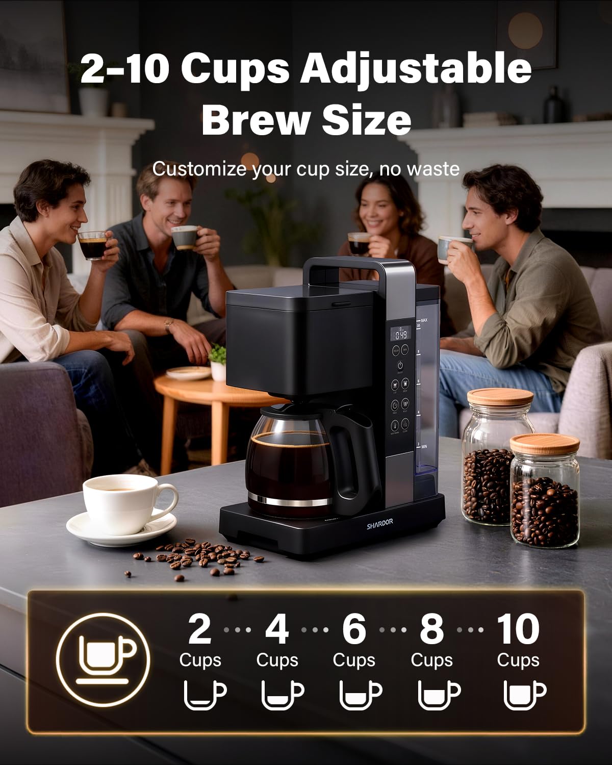 10-Cup Programmable Drip Coffee Maker I914