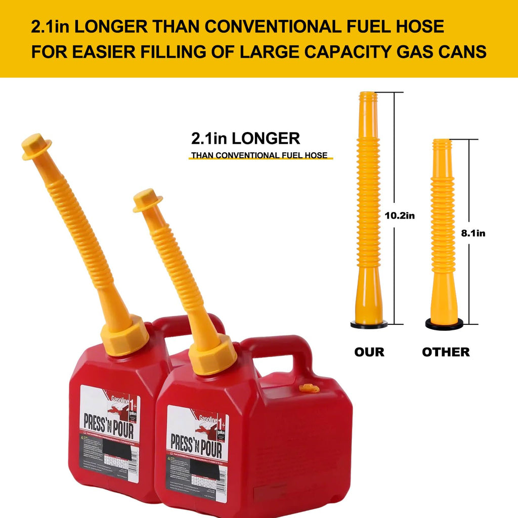 Gas Can Spout Replacement Kits 3 Pack Yellow C1991