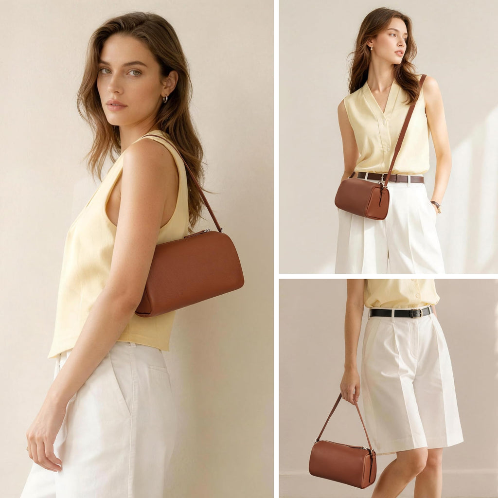 Genuine Leather Mini Crossbody Bag N5134