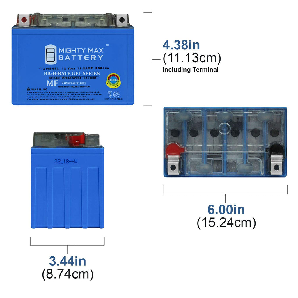 12V 11.2Ah GEL Battery W49280