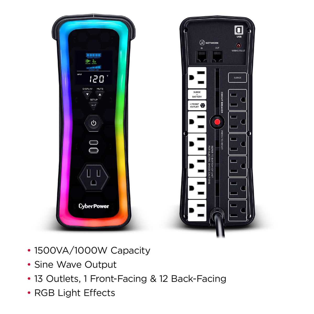 UPS Battery Backup and Surge Protector V218494