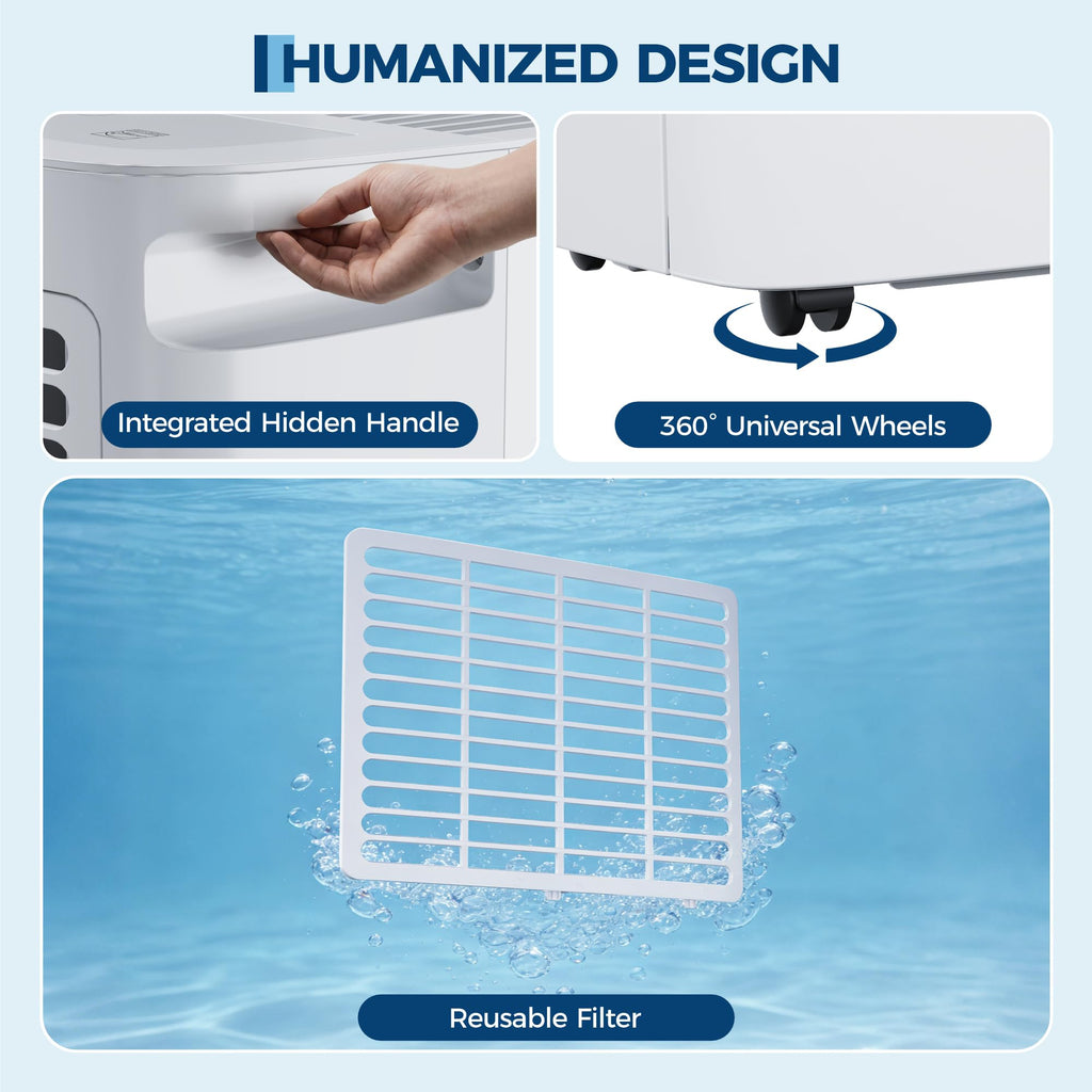 50-Pint Dehumidifier with 2.4Gal Water Tank K473187