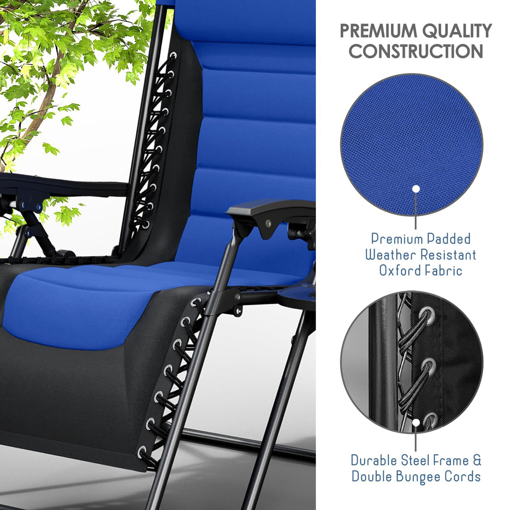 Oversized Zero Gravity Chair Set of 2 V1596