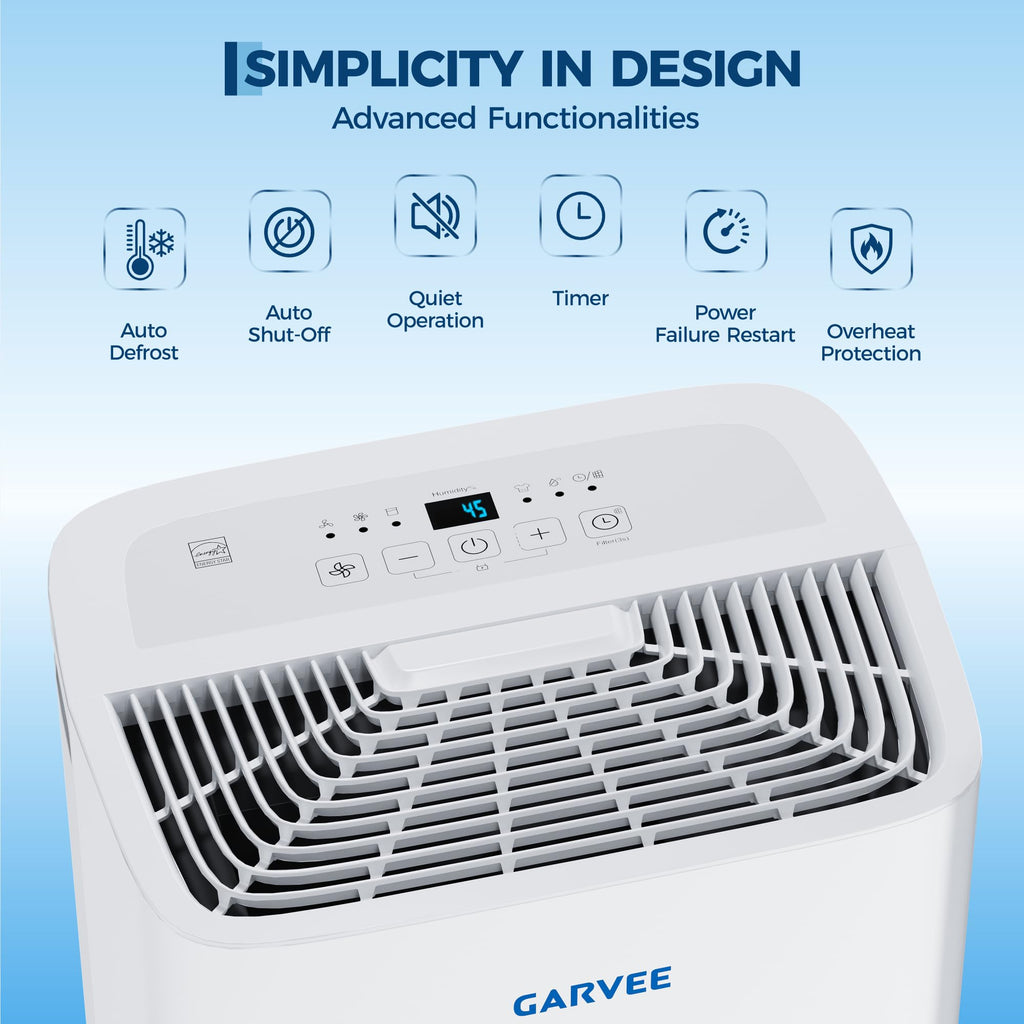 50-Pint Dehumidifier with 2.4Gal Water Tank K473187