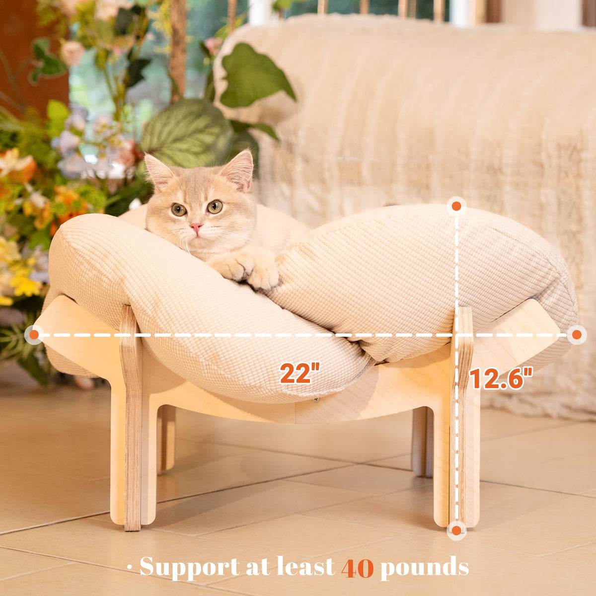 Elevated Cat Bed I143