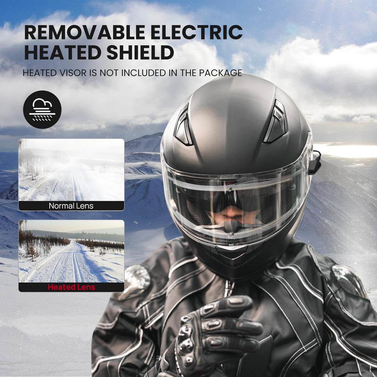 Full Face Motorcycle Helmet DOT Anti-Fog Pinlock P2521