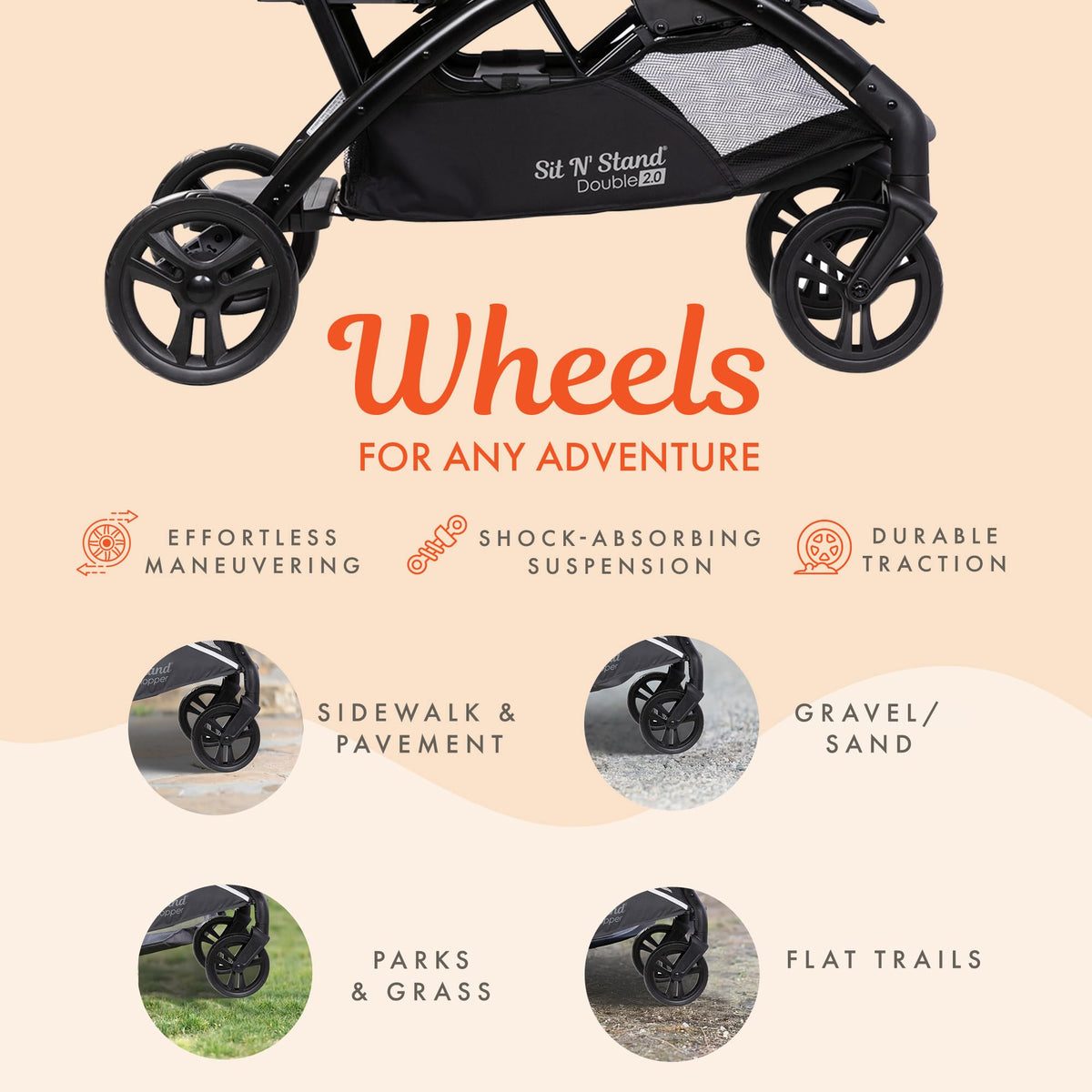 Double Stroller & Car Seat E1614