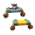 2 Pack Cage Platform with Rope and Pine Cone Decor I392962