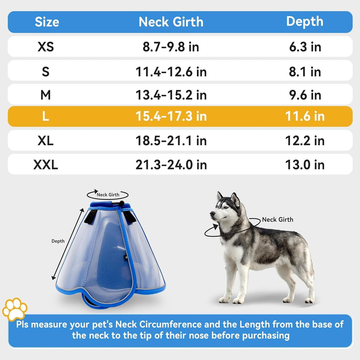 Soft Dog Cone Collar J6214