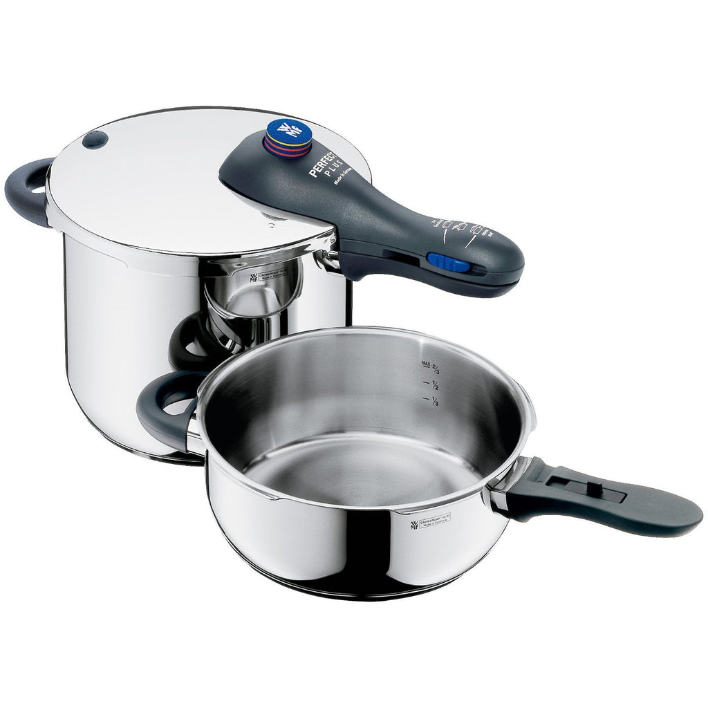 6-1/2-liter & 3-liter Stainless-Steel Pressure Cookers Z881083