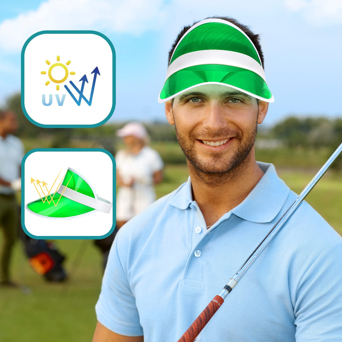 Poker Visors Golf Hats F362