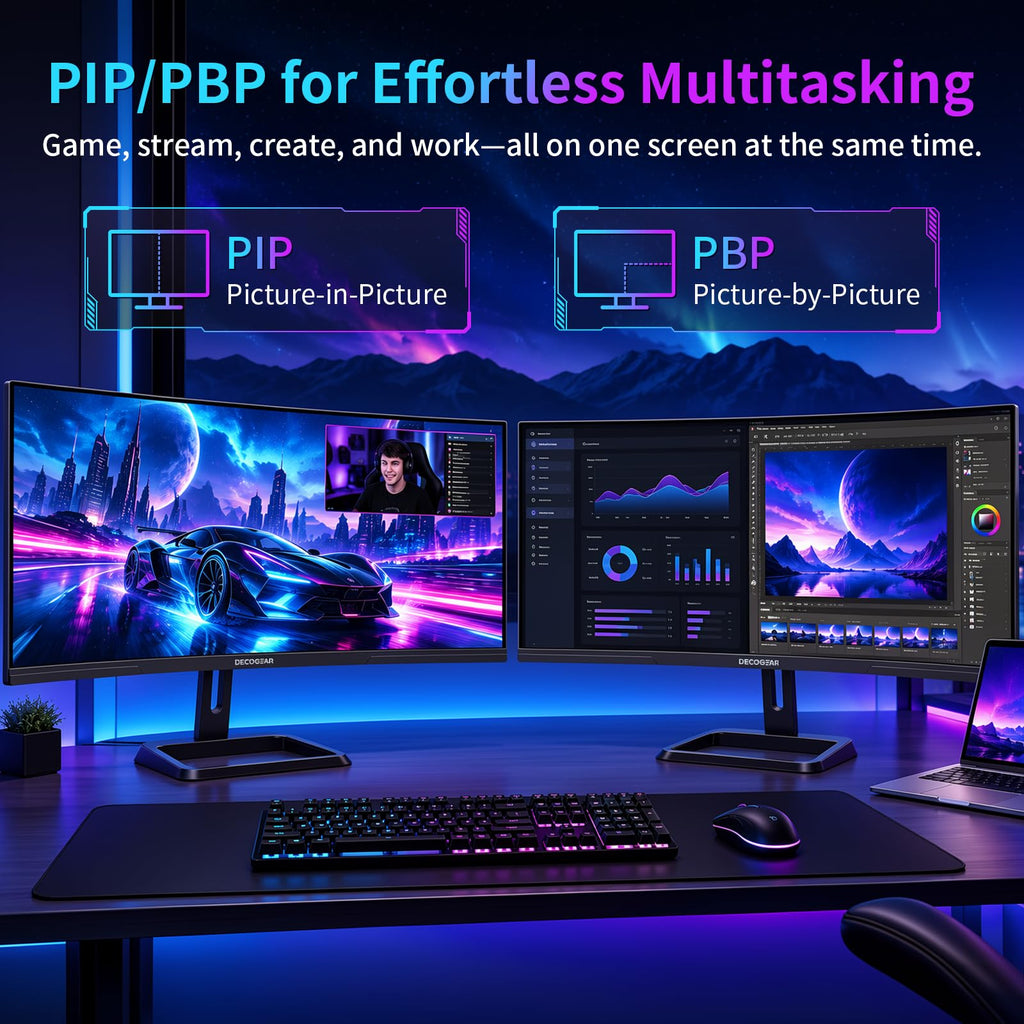 34” Curved Ultrawide Gaming Monitor 180Hz 3440×1440 C2792