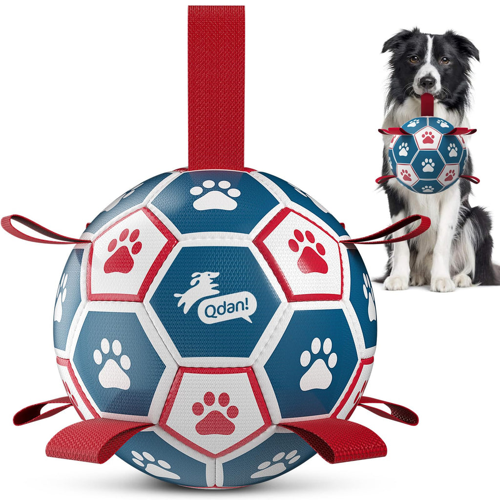 6 Inch Dog Soccer Ball with Straps F973950