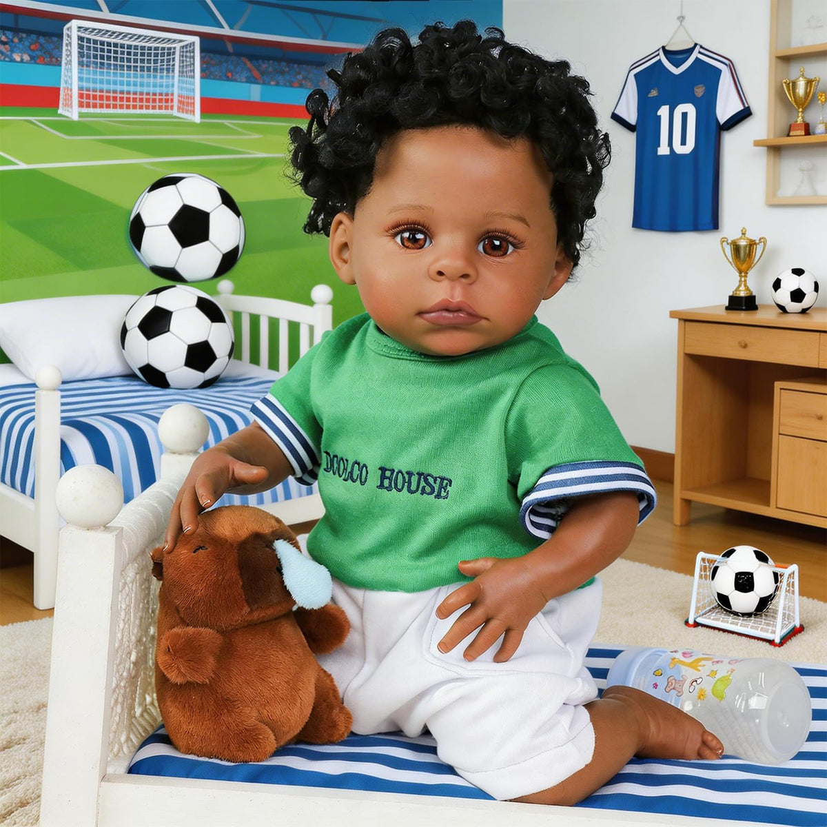 Black 20 Inch Reborn Baby Doll K45818
