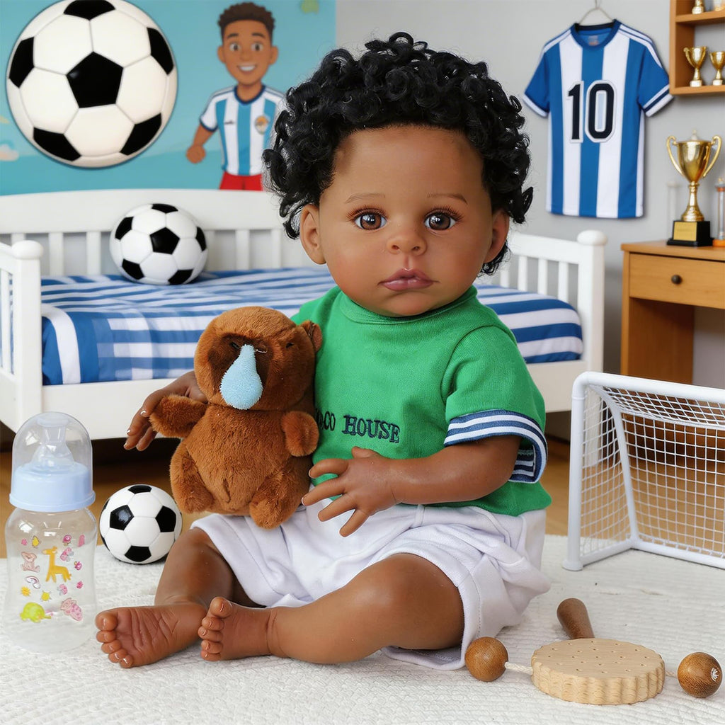 Black 20 Inch Reborn Baby Doll K45818
