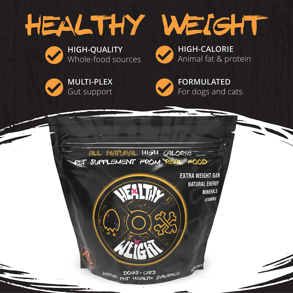 Large-Dog Bundle with 5-in-1 Dog-Food Topper and Weight Gainer I779180