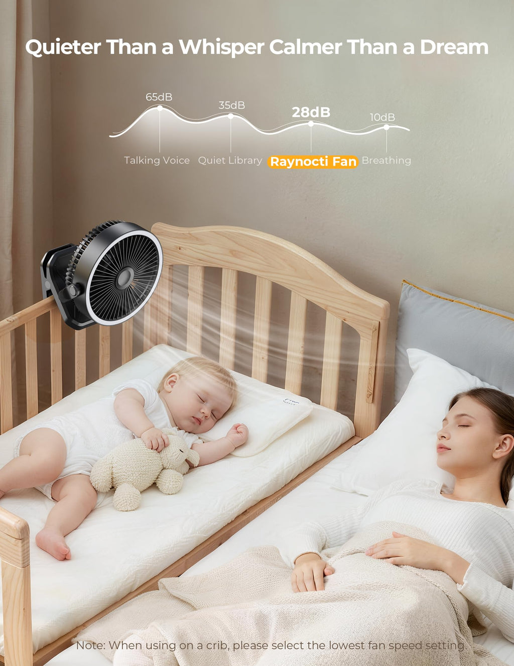 10000mAh Rechargeable 8 Inch Clip on Fan Black N29004