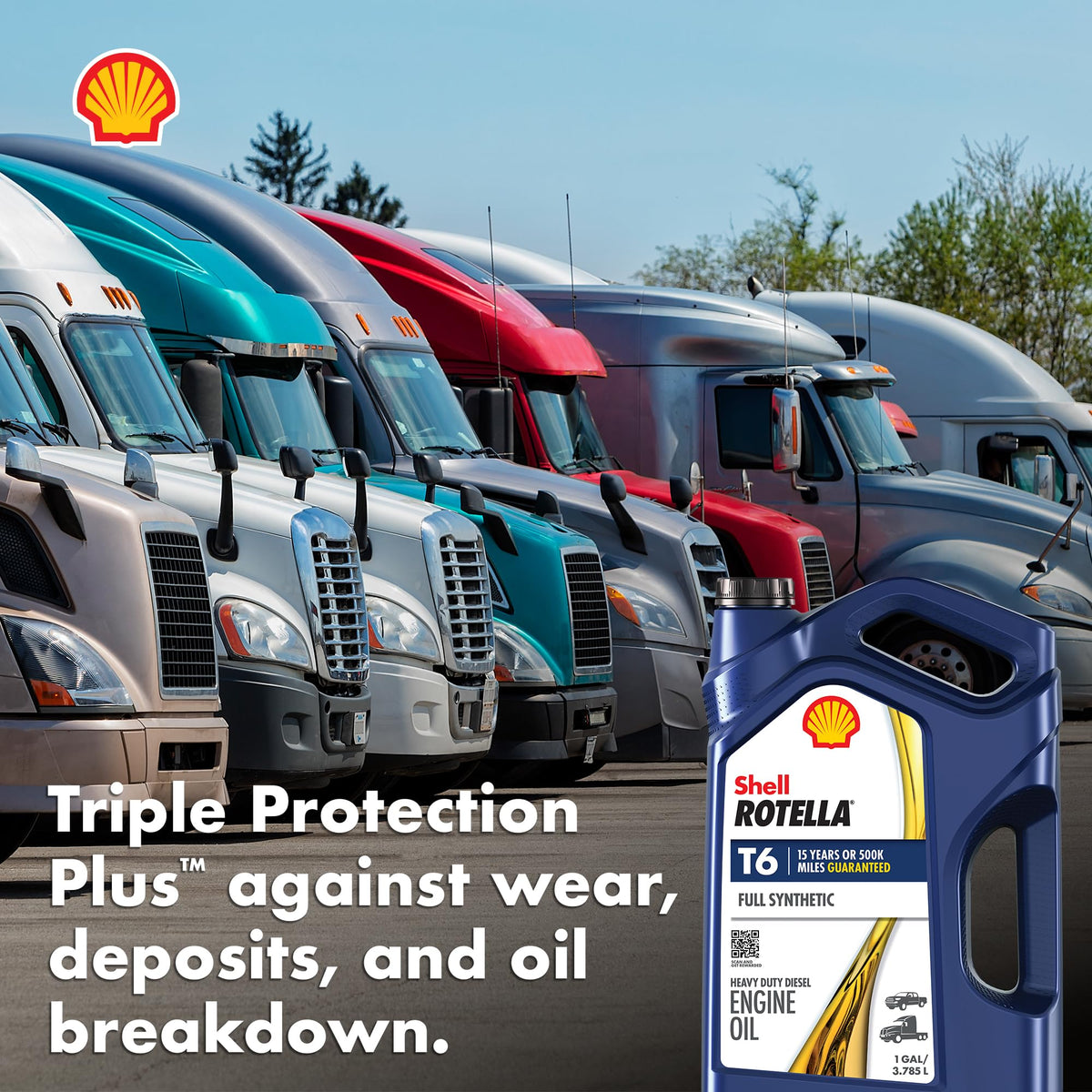 Full Synthetic 5W-30 Diesel Engine Oil, 1 Gallon (3 Pack) L5802