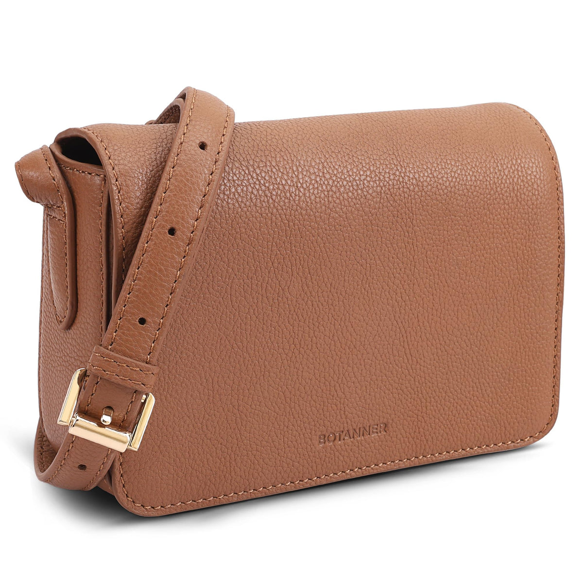 Genuine Leather Crossbody Shoulder Bag with Adjustable Strap Q76100