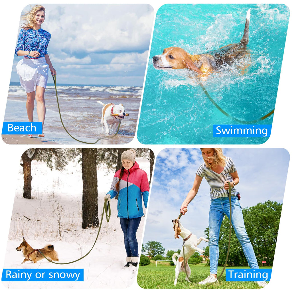 Waterproof 30FT Dog Training Long Leash with Padded Handle Y870