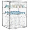 3 Tiers Adjustable Clear Acrylic Baby Bottle Storage Organizer K58201