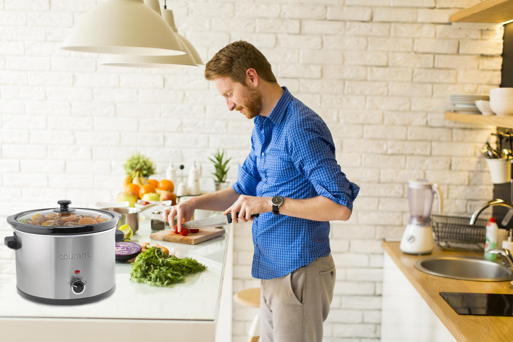 5.5 Quart Slow Cooker with Glass Lid S62091