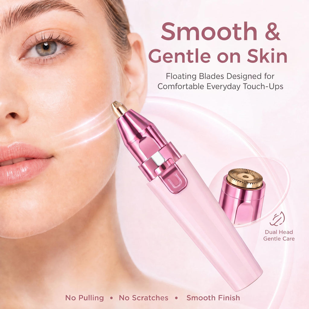 Pink USB Rechargeable Facial Hair Remover N844184