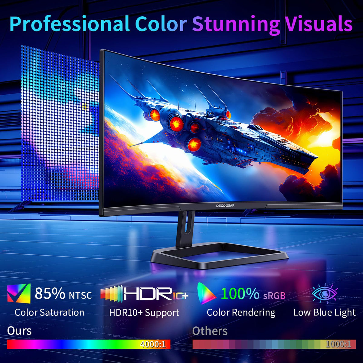 34” Curved Ultrawide Gaming Monitor 180Hz 3440×1440 C2792