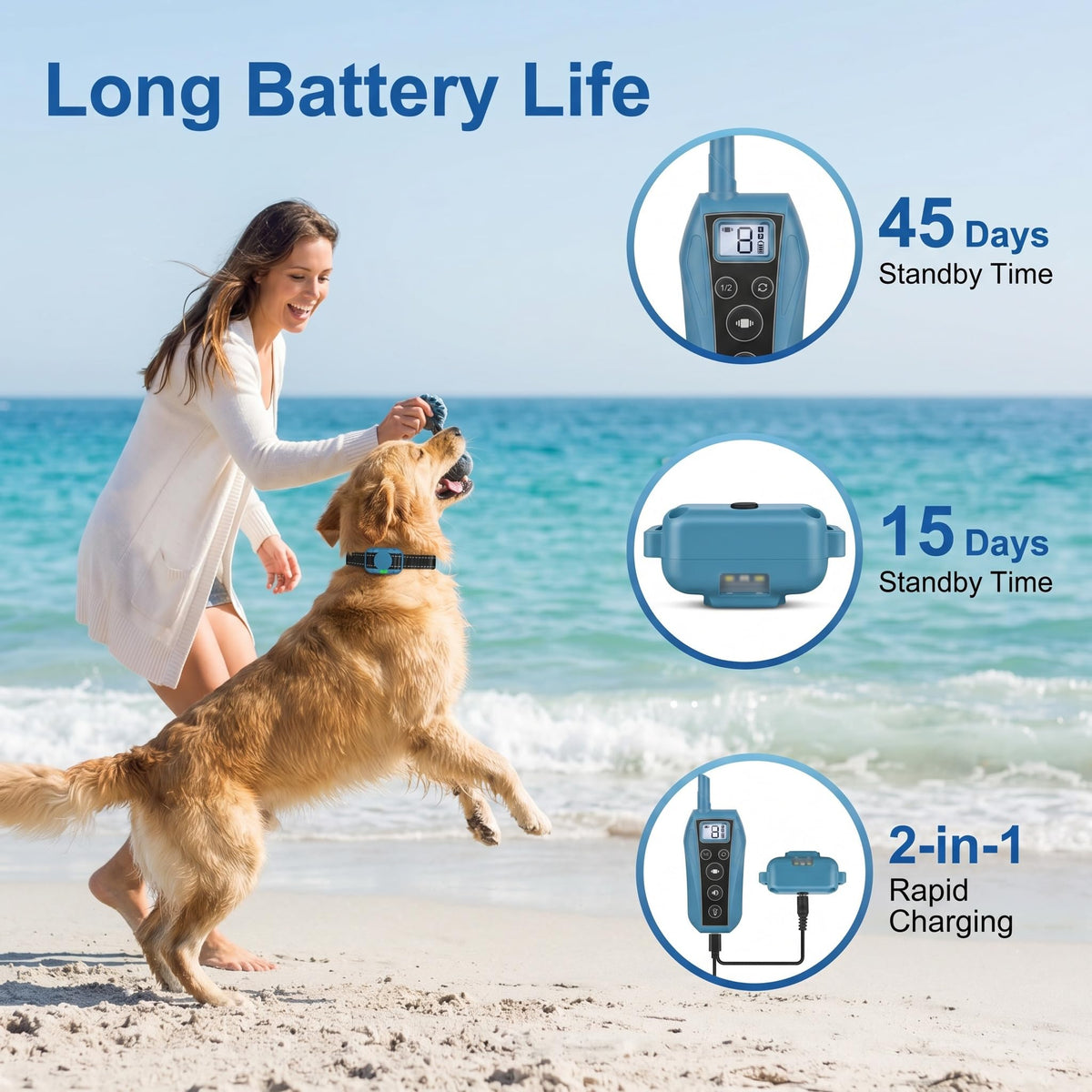 Vibration Dog Training Collar with Remote S3451