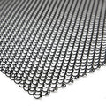 Black Matte Fireplace Mesh Screen Curtain Y512