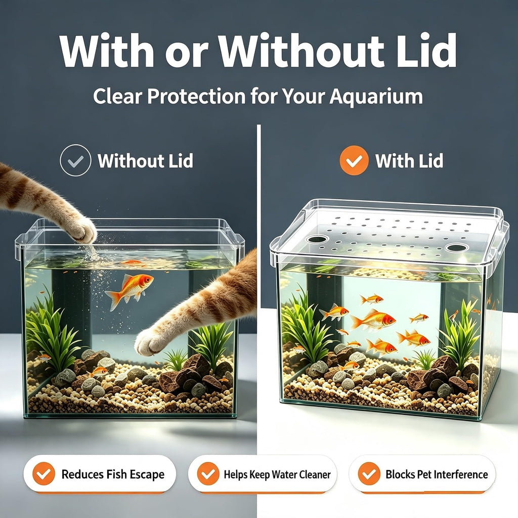 Ventilated Fish Tank Lid for 10-20 Gallon Aquariums N88566