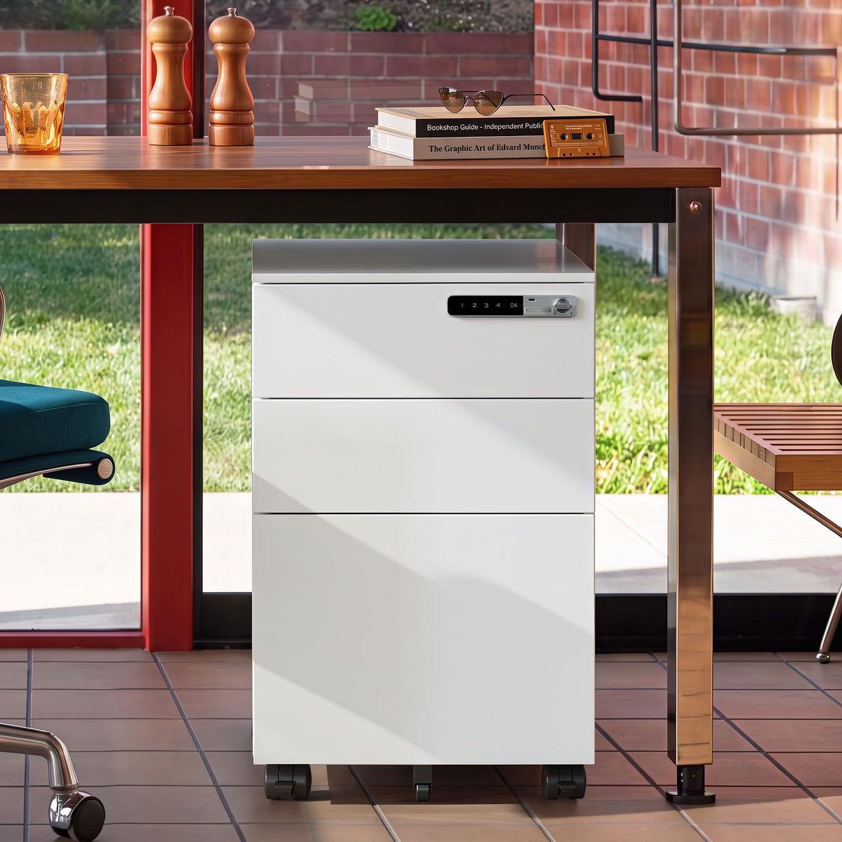 3 Drawer File Cabinet with Combination Lock R562