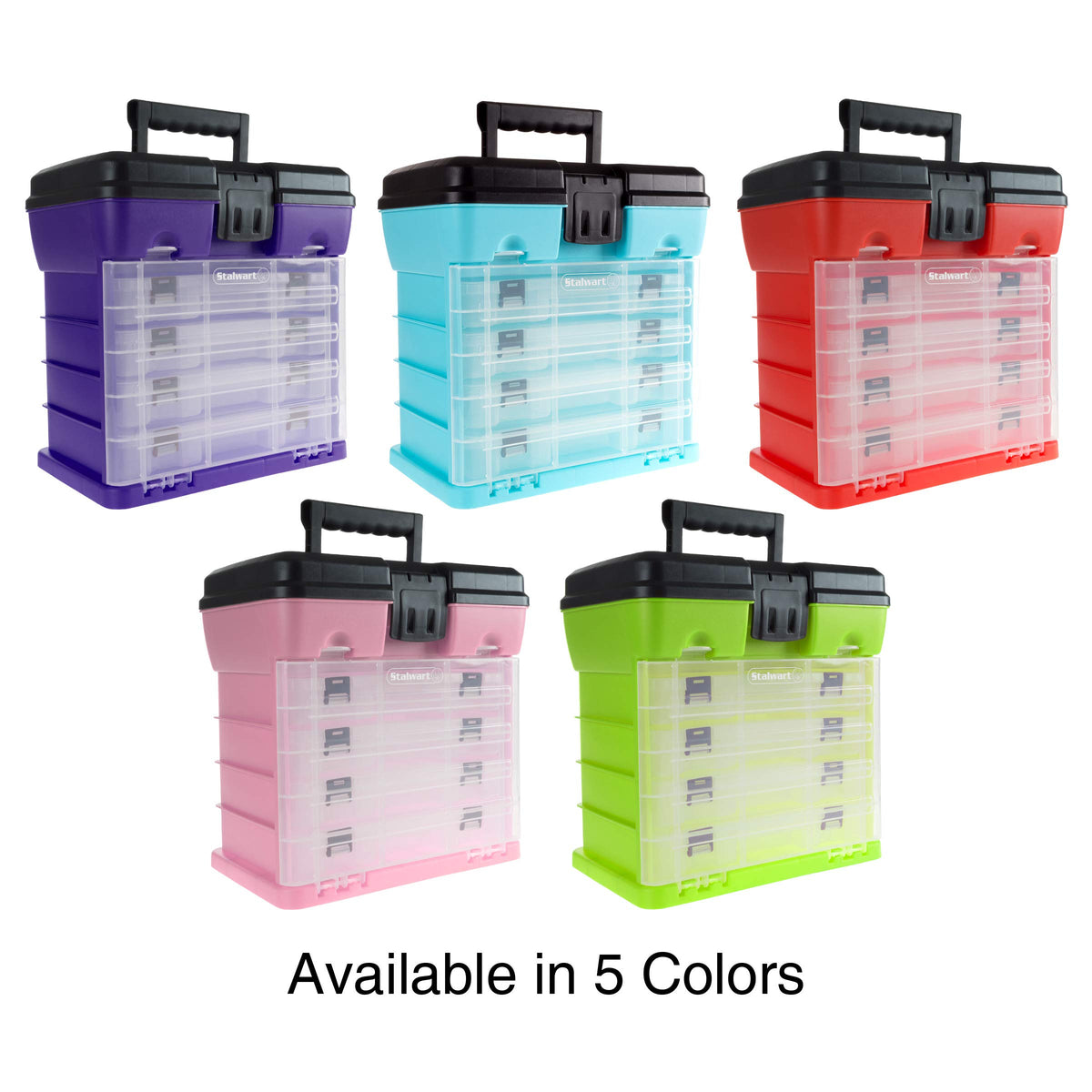 Light Blue Small Parts Organizer Box F259399