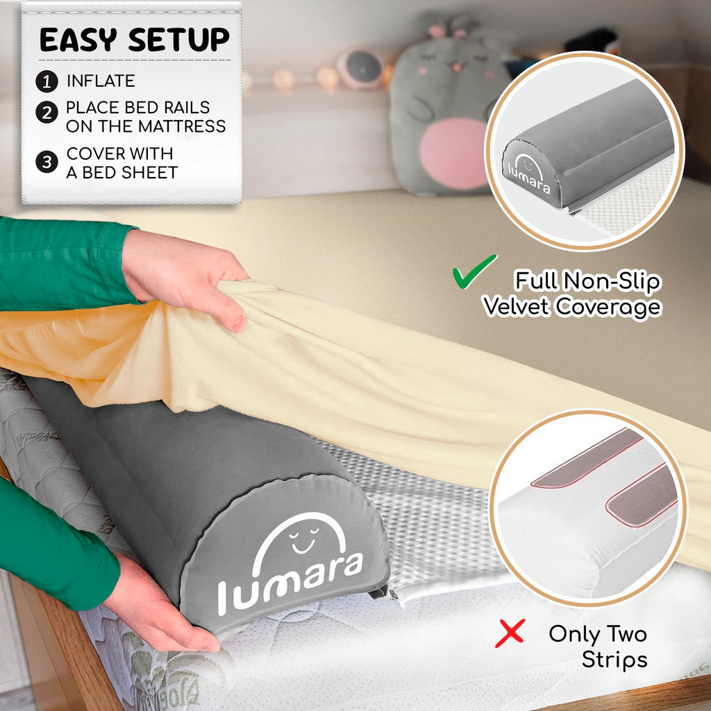Inflatable Bed Rail for Toddlers 2 Pack N86329