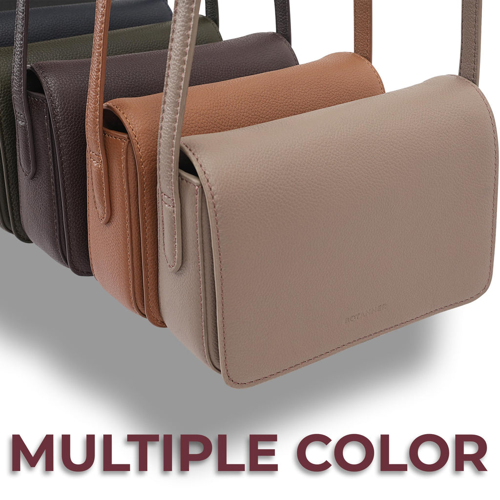 Genuine Leather Crossbody Shoulder Bag with Adjustable Strap Q76100
