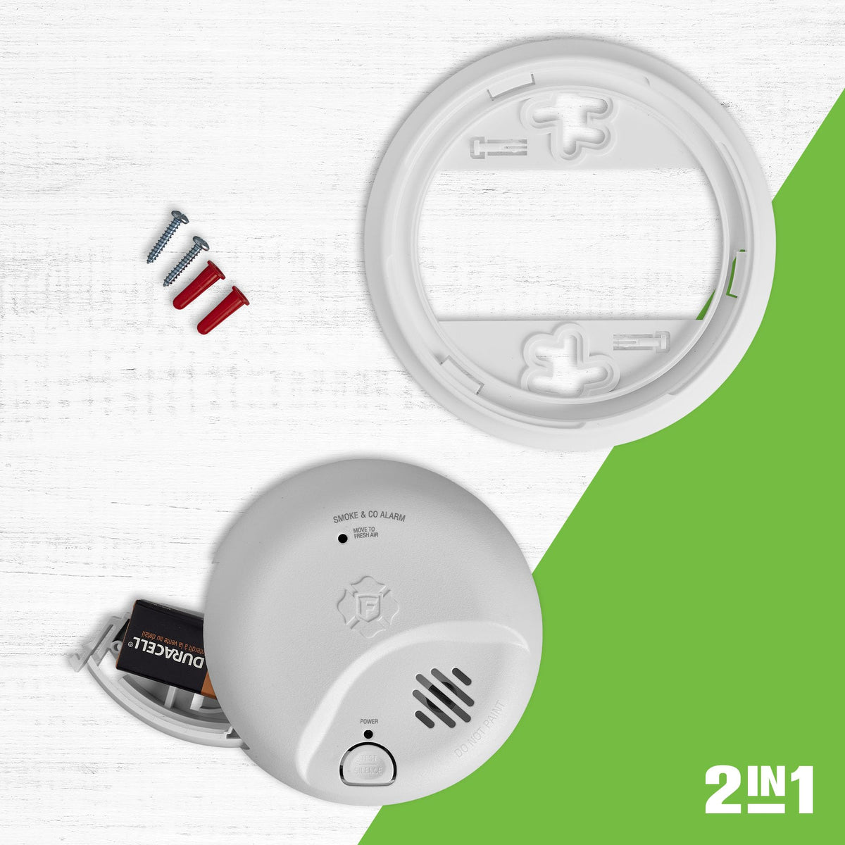 Battery Combination Smoke & Carbon Monoxide Alarm G835
