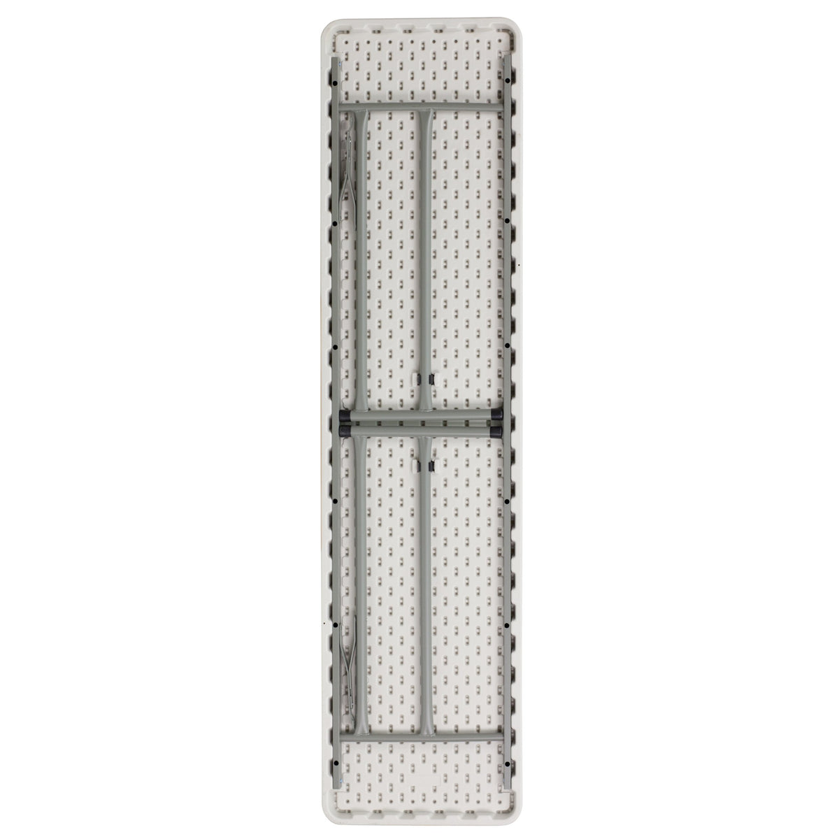 6-Foot White Plastic Folding Training Table T642