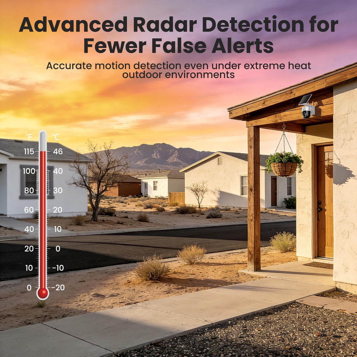 4K Solar Security Cameras Wireless Outdoor System 4-Cam Kit H94943
