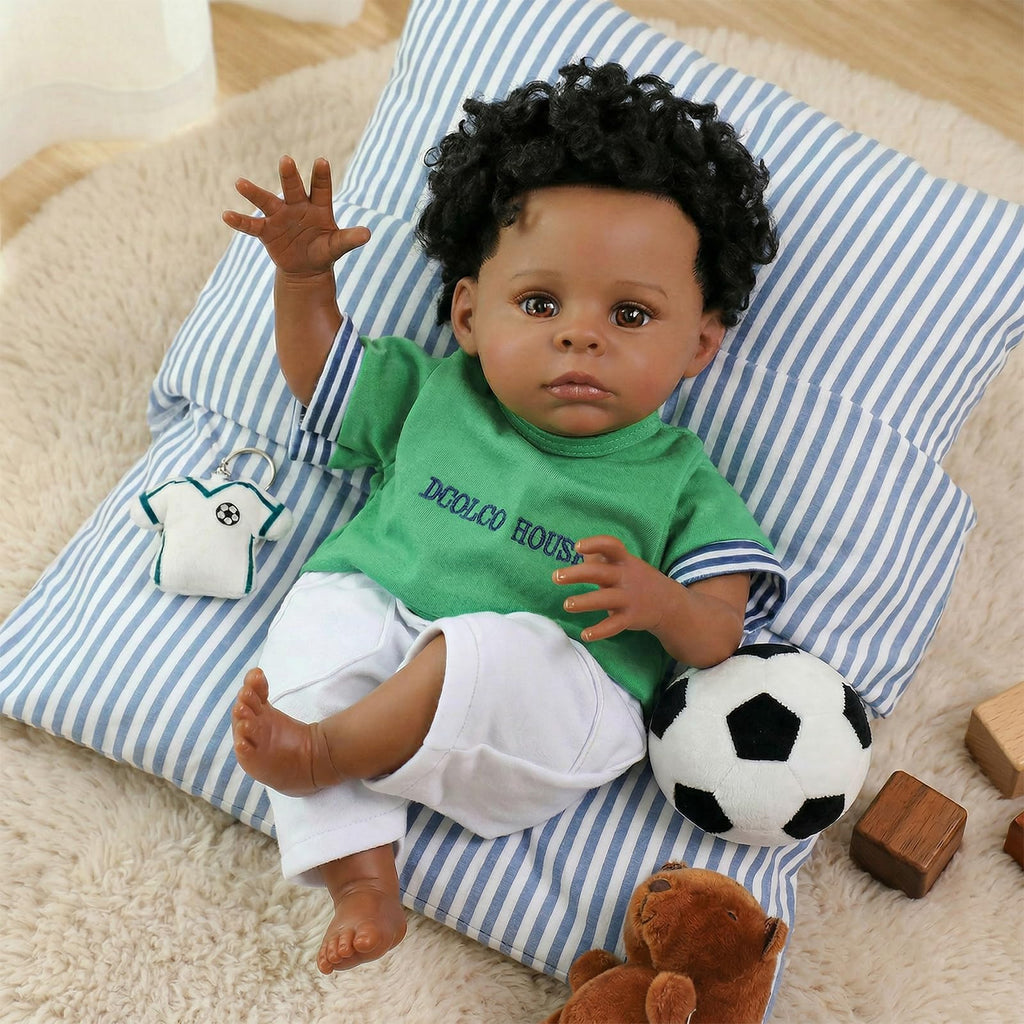 Black 20 Inch Reborn Baby Doll K45818