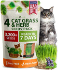 Indoor Cat Grass Refill 3,200+ Seeds R3152