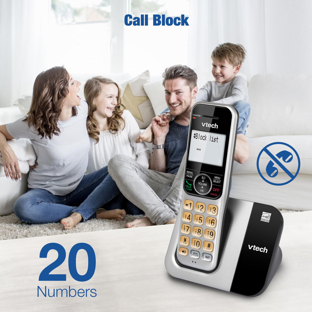 Cordless Phone System with Call Block H10353