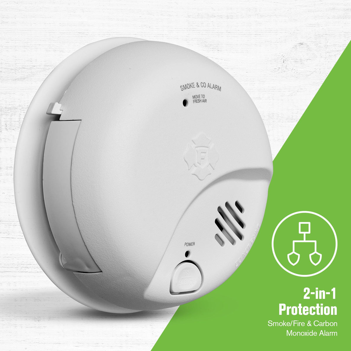 Battery Combination Smoke & Carbon Monoxide Alarm G835