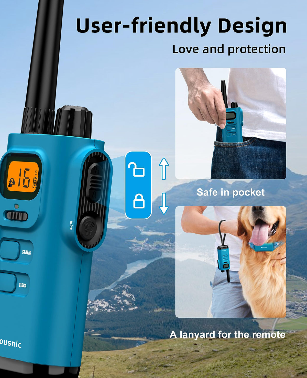 Waterproof Dog Training Collar with Remote E2546